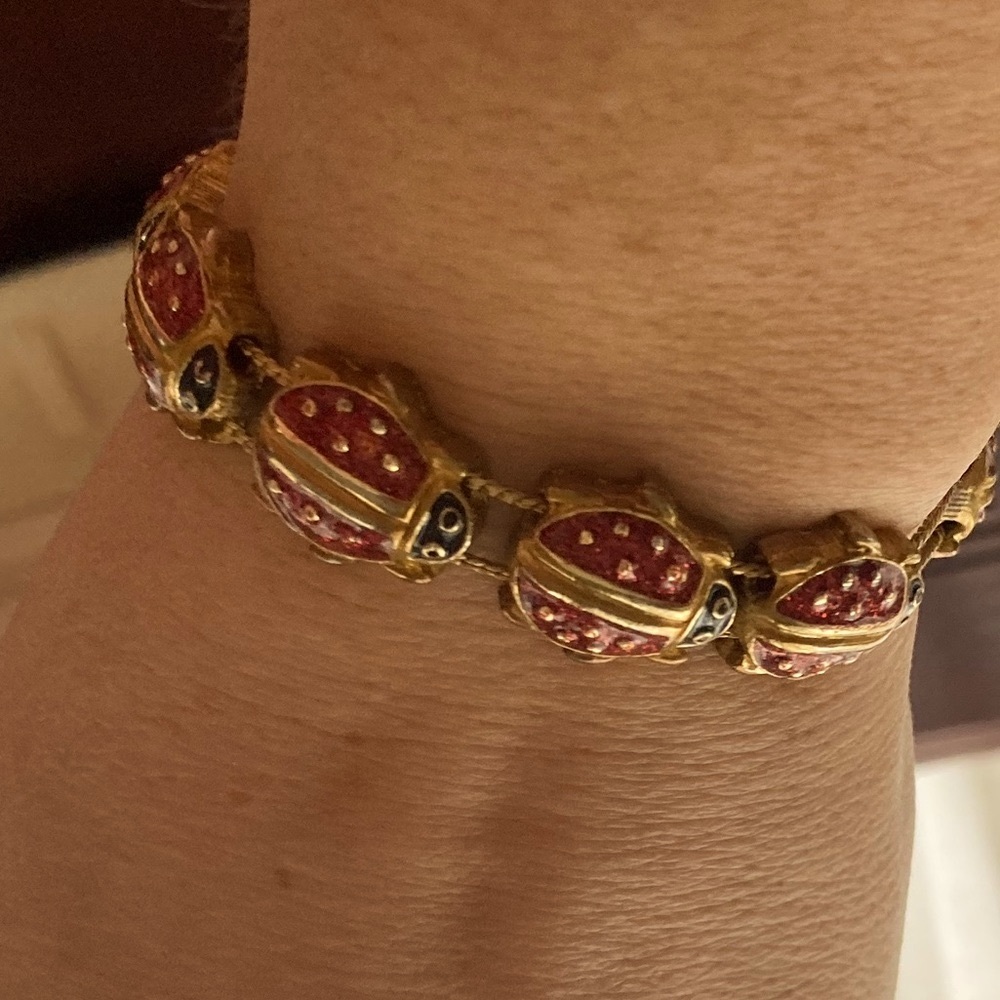 Ladybug bracelet - Picture 2 of 2